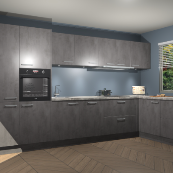 Beton Antraciet keuken Petten 96195
