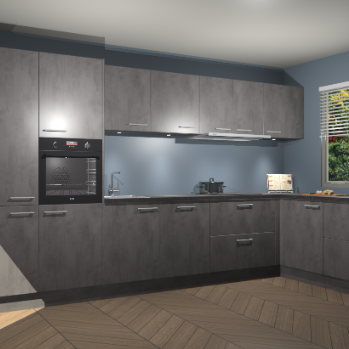 Beton Antraciet keuken Petten 96207