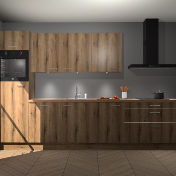 Goud Eiken keuken Asmara 95444