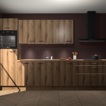 Goud Eiken keuken Asmara 95446