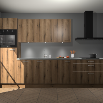 Goud Eiken keuken Asmara 95516