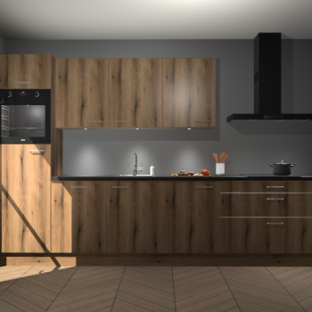 Goud Eiken keuken Asmara 95522