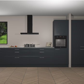 Onyxgrijze keuken Angola 96726