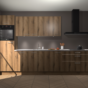 Goud Eiken keuken Asmara 95547