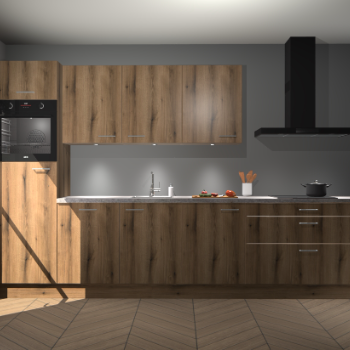 Goud Eiken keuken Asmara 95548