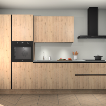 Madera Natuur greeploze keuken Selfoss 94653