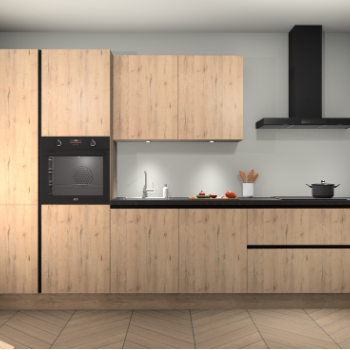 Madera Natuur greeploze keuken Selfoss 94776