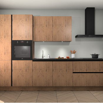 Astoria Eiken greeploze keuken Selfoss 94869