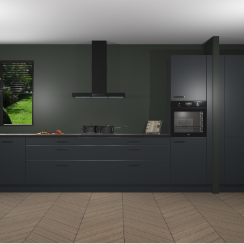 Onyxgrijze keuken Angola 96967