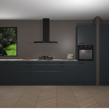 Onyxgrijze keuken Angola 96972