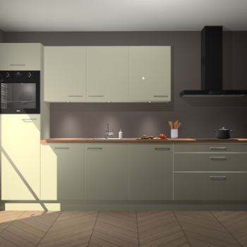 Magnolia hoogglans keuken Asmara 96708