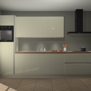 Magnolia hoogglans greeploze keuken Asmara 96710