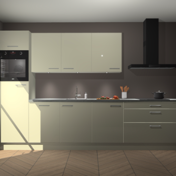 Magnolia hoogglans keuken Asmara 96714