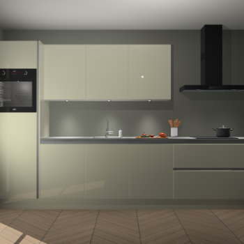 Magnolia hoogglans greeploze keuken Asmara 96716