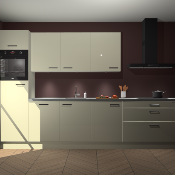 Magnolia hoogglans keuken Asmara 96717