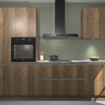 Chocolade eiken greeploze keuken Athene 66511