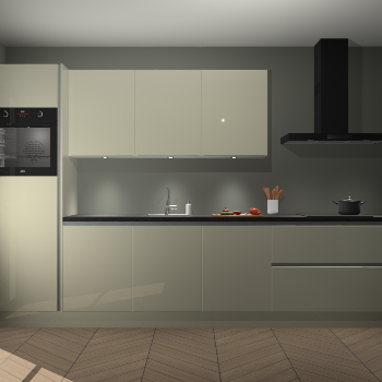 Magnolia hoogglans greeploze keuken Asmara 96732