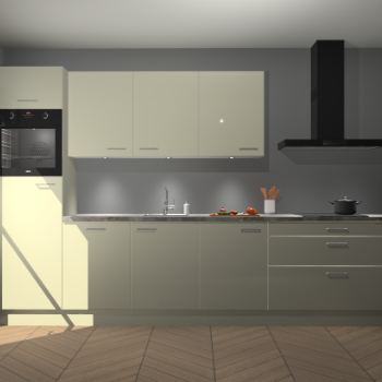 Magnolia hoogglans keuken Asmara 96755