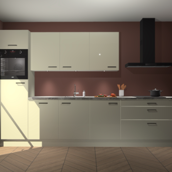 Magnolia hoogglans keuken Asmara 96758