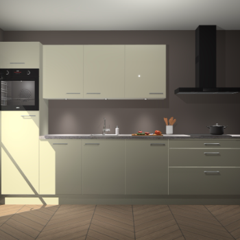 Magnolia hoogglans keuken Asmara 96803