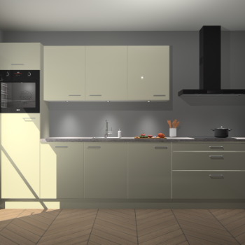 Magnolia hoogglans keuken Asmara 96804