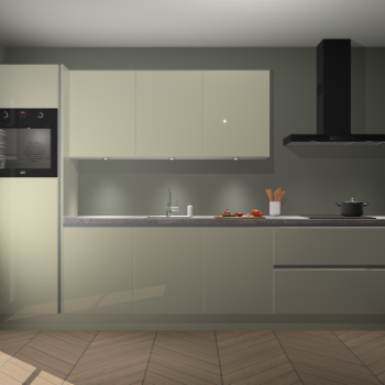 Magnolia hoogglans greeploze keuken Asmara 96805