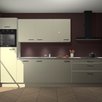 Magnolia hoogglans keuken Asmara 96806