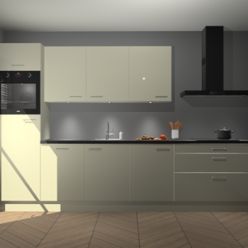 Magnolia hoogglans keuken Asmara 96810