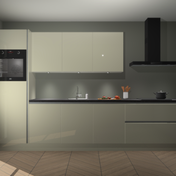 Magnolia hoogglans greeploze keuken Asmara 96811