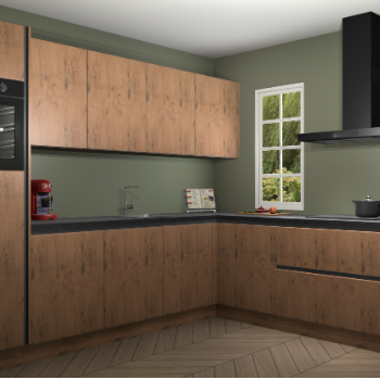 Astoria eiken greeploze keuken Paramaribo 93727