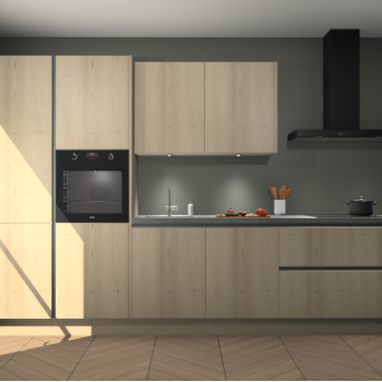 Vuren greeploze keuken Selfoss 95396