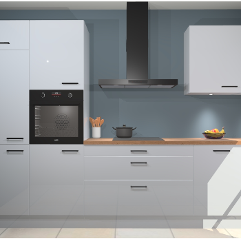 Sneeuwwitte hoogglans keuken Athene 66655