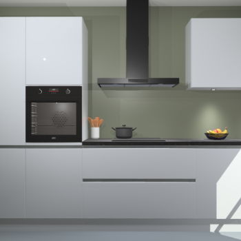 Sneeuwwitte hoogglans greeploze keuken Athene 66732