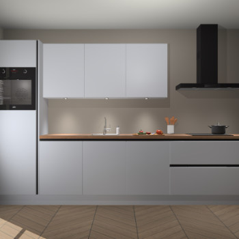 Sneeuwwitte greeploze keuken Asmara 96822