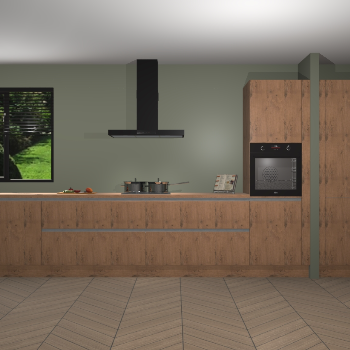 Astoria Eiken greeploze keuken Angola 97301