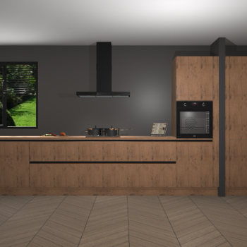 Astoria Eiken greeploze keuken Angola 97304