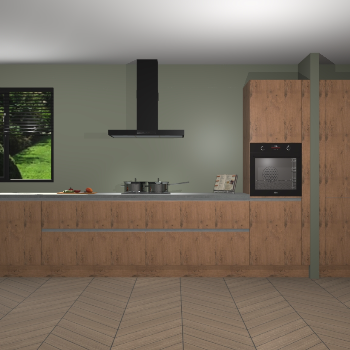 Astoria Eiken greeploze keuken Angola 97315