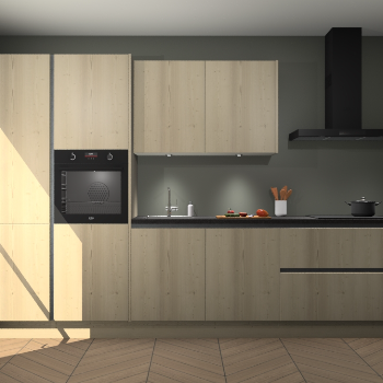 Vuren greeploze keuken Selfoss 95433