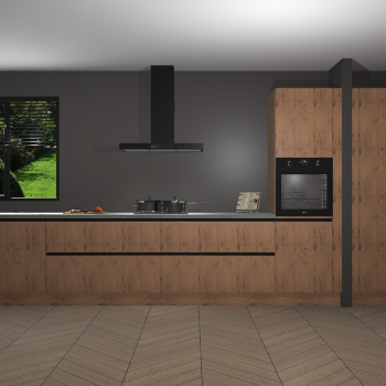 Astoria Eiken greeploze keuken Angola 97318