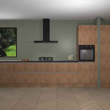 Astoria Eiken greeploze keuken Angola 97321