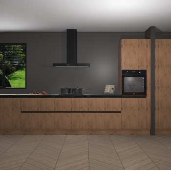 Astoria Eiken greeploze keuken Angola 97324