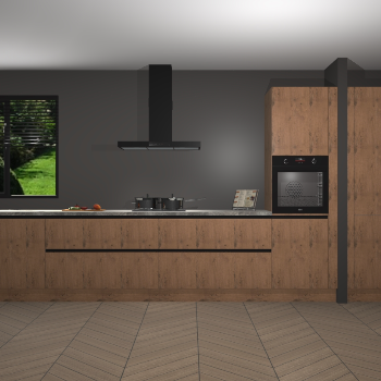 Astoria Eiken greeploze keuken Angola 97330