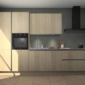 Vuren greeploze keuken Selfoss 95529