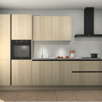 Vuren greeploze keuken Selfoss 95532