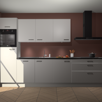 Zijdegrijze keuken Asmara 97292