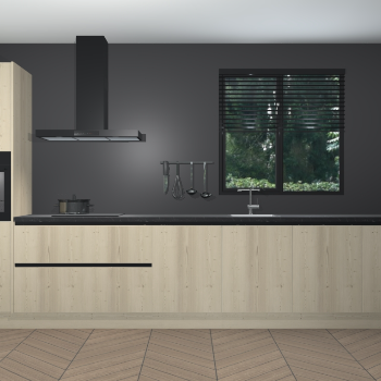 Vuren greeploze keuken Quito 95328