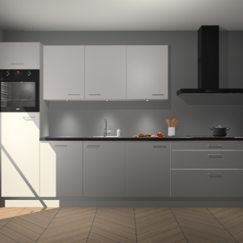 Zijdegrijze keuken Asmara 97344