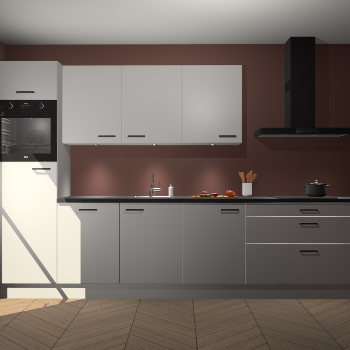 Zijdegrijze keuken Asmara 97347