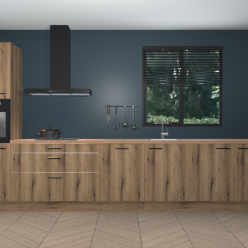 Goud Eiken keuken Quito 35389