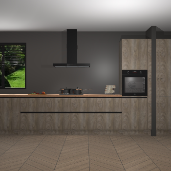 Cantaro Eiken greeploze keuken Angola 97372